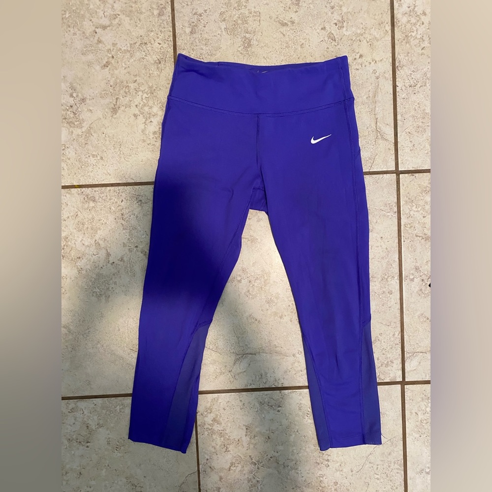 DRI-FIT NIKE | Indigo Nike Workout Leggings Size Small